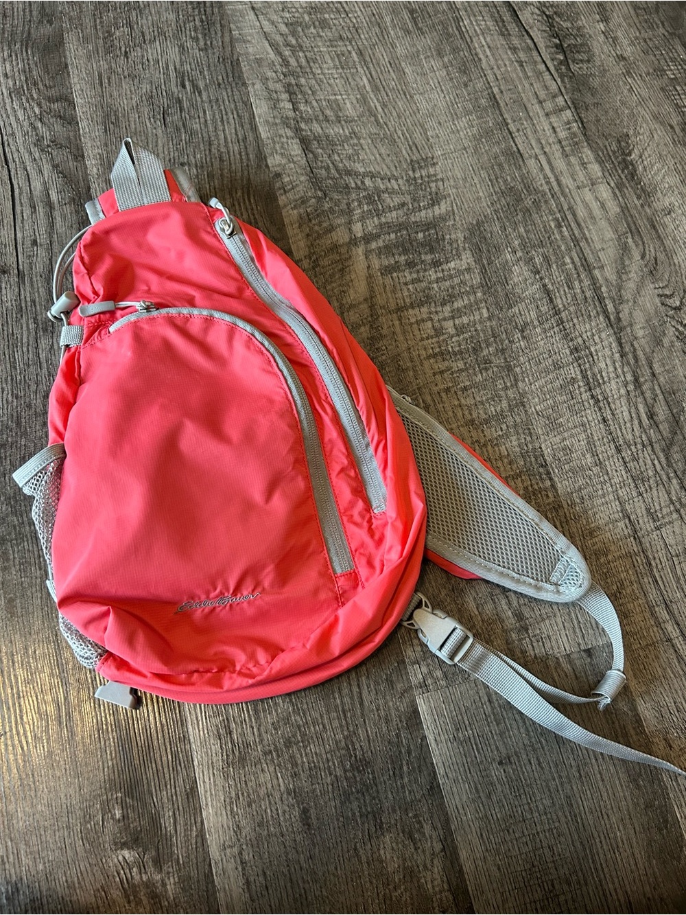 Eddie Bauer Pink Sling Backpack